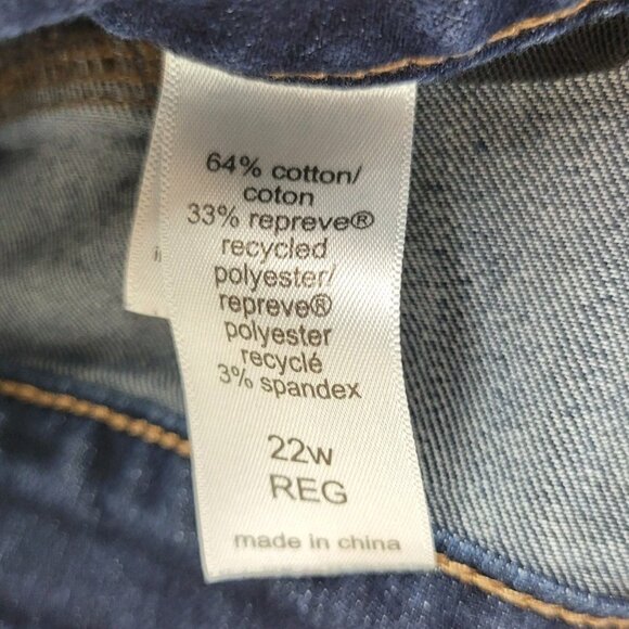 Maurices Jeans Plus 22W 22 High Rise Curvy Ever Flex Jegging Skinny Stretch - Picture 5 of 5